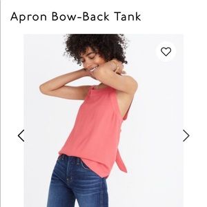 Madewell Apron Bow Tank